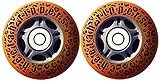 Cheetah Rippers Ruedas de Guepardo para Tablero Ripstik Wave ABEC 9, 76 mm, Naranja